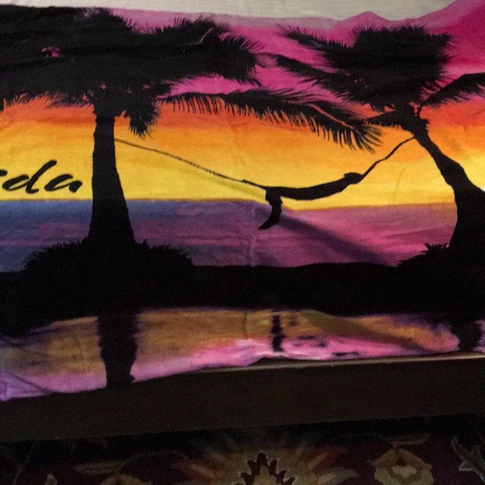 New sunset beach towel